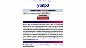 What Ytmp3.ru website looked like in 2020 (3 years ago)