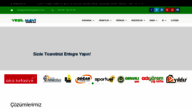 What Yesilmaviyazilim.com.tr website looked like in 2021 (3 years ago)