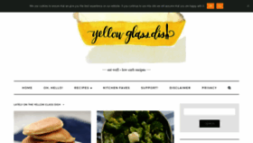 What Yellowglassdish.com website looked like in 2021 (3 years ago)