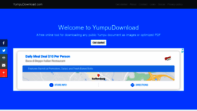 What Yumpudownload.com website looked like in 2021 (3 years ago)