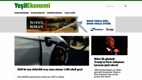 What Yesilekonomi.com website looked like in 2021 (3 years ago)
