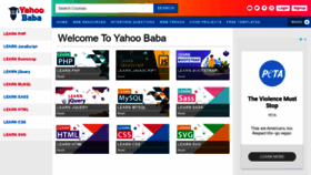 What Yahoobaba.net website looked like in 2021 (3 years ago)