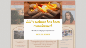 What Yogananda-srf.org website looked like in 2021 (3 years ago)
