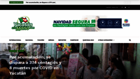 What Yucatanalamano.com website looked like in 2021 (3 years ago)