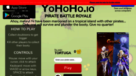 What Yohoho.io website looked like in 2021 (3 years ago)