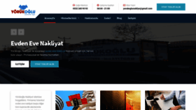 What Yorukoglunakliyat.com website looked like in 2021 (3 years ago)