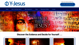 What Y-jesus.com website looked like in 2021 (3 years ago)