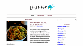 What Yummyindiankitchen.com website looked like in 2021 (3 years ago)