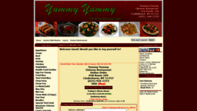 What Yummyyummyfood.com website looked like in 2021 (3 years ago)