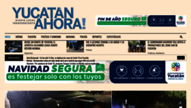 What Yucatanahora.mx website looked like in 2021 (3 years ago)