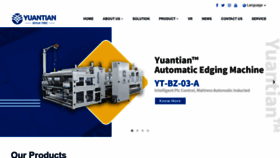 What Yuantian.com website looked like in 2021 (3 years ago)