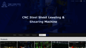 What Yangchen-steel.com website looked like in 2021 (3 years ago)