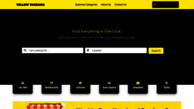 What Yellow.co.tz website looked like in 2021 (3 years ago)