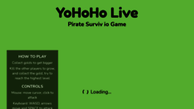 What Yohoho.live website looked like in 2021 (4 years ago)