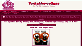 What Yorkshire-co2gas.co.uk website looked like in 2021 (3 years ago)