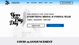 What Yourbigdaycamas.com website looked like in 2021 (3 years ago)