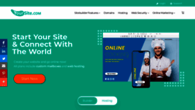 What Yoursite.com website looked like in 2021 (3 years ago)