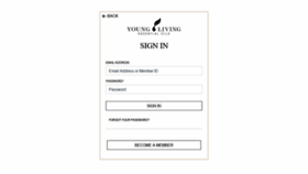 What Youngliving.org website looked like in 2021 (5 years ago)