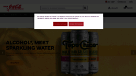 What Yourcoca-cola.co.uk website looked like in 2021 (4 years ago)