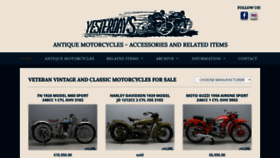 What Yesterdays.nl website looked like in 2021 (5 years ago)