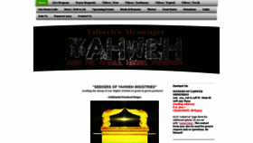 What Yahwehsmessenger.com website looked like in 2021 (3 years ago)