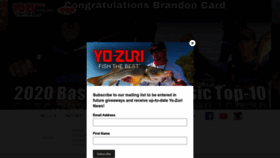 What Yo-zuri.com website looked like in 2021 (3 years ago)