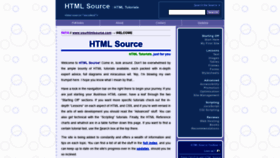 What Yourhtmlsource.com website looked like in 2021 (3 years ago)