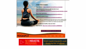 What Yogaspotny.com website looked like in 2021 (3 years ago)