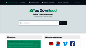 What Yoodownload.com website looked like in 2021 (3 years ago)