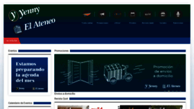 What Yenny-elateneo.com website looked like in 2021 (3 years ago)
