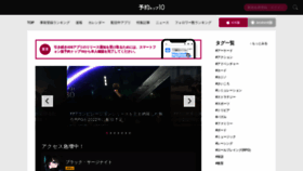 What Yoyaku-top10.jp website looked like in 2021 (3 years ago)