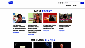 What Younghollywood.com website looked like in 2021 (3 years ago)