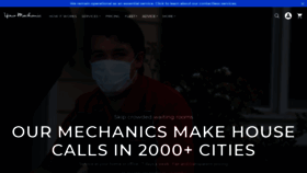 What Yourmechanic.com website looked like in 2021 (3 years ago)