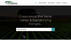 What Yarrarangesaccommodation.com.au website looked like in 2021 (3 years ago)