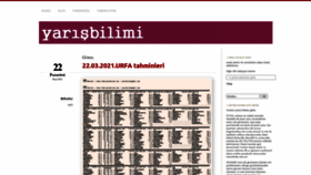 What Yarisbilimi.com website looked like in 2021 (3 years ago)