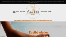 What Yogazeit-borken.de website looked like in 2021 (3 years ago)