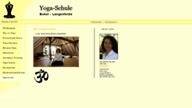 What Yoga-bokel.de website looked like in 2021 (3 years ago)