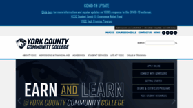 What Yccc.edu website looked like in 2021 (3 years ago)