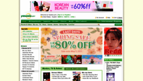 What Yesasia.com website looked like in 2021 (3 years ago)