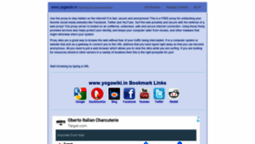 What Yogawiki.in website looked like in 2021 (4 years ago)