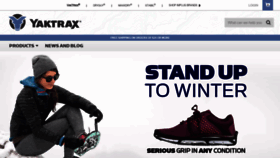 What Yaktrax.com website looked like in 2021 (3 years ago)