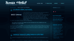 What Yannicktanguy.com website looked like in 2021 (3 years ago)