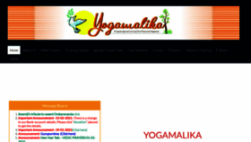What Yogamalika.org website looked like in 2021 (3 years ago)