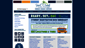 What Yorkcountyschools.org website looked like in 2021 (2 years ago)