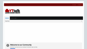 What Yttalk.com website looked like in 2021 (2 years ago)