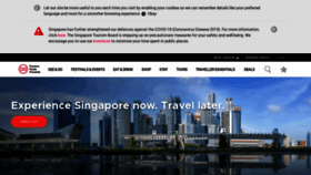 What Yoursingapore.com website looked like in 2021 (3 years ago)