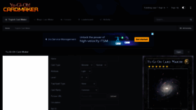 What Yugiohcardmaker.net website looked like in 2021 (2 years ago)