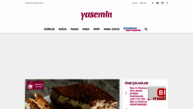 What Yasemin.com website looked like in 2021 (2 years ago)