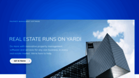 What Yardi.com website looked like in 2021 (2 years ago)