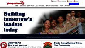 What Youngmarines.com website looked like in 2021 (2 years ago)